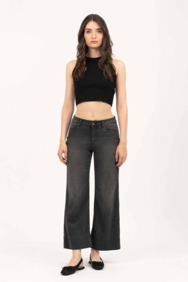 Jeans palazzo Crop di Cigala's