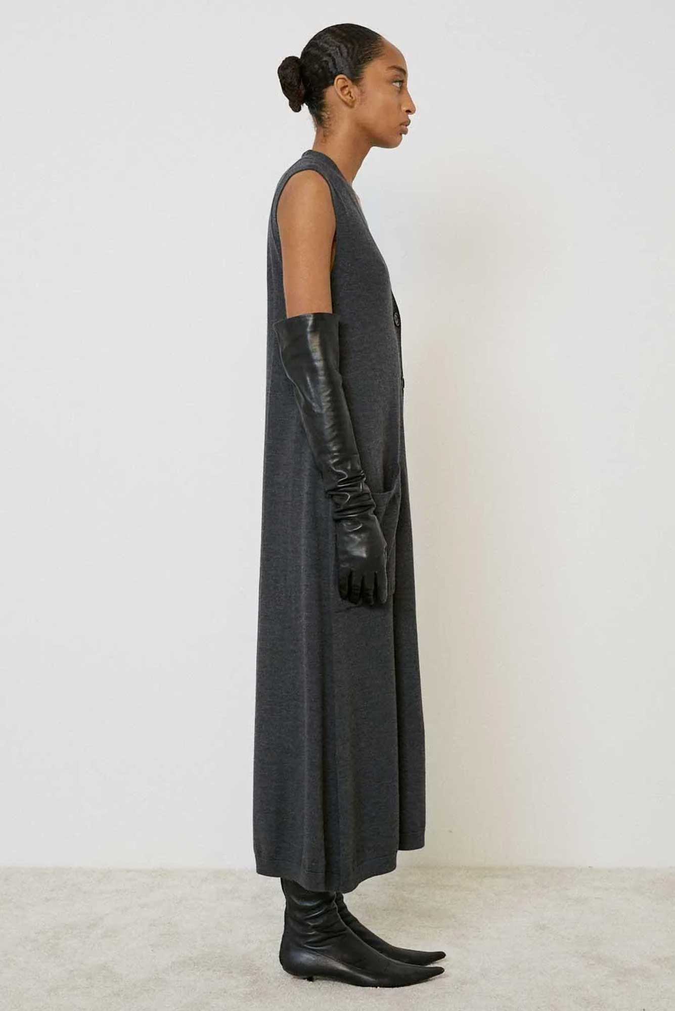 Cardigan lungo con tasche di Meimeij - immagine 3