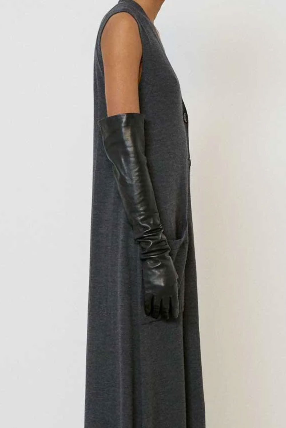 Cardigan lungo con tasche di Meimeij - immagine 2