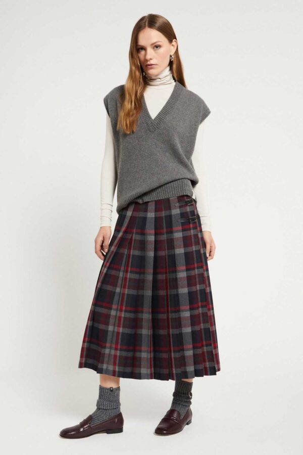 Gonna kilt lunga check Ottod’Ame