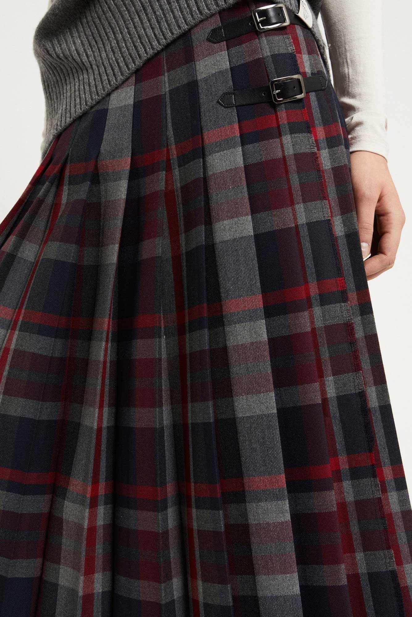 Gonna kilt lunga check Ottod’Ame - immagine 4