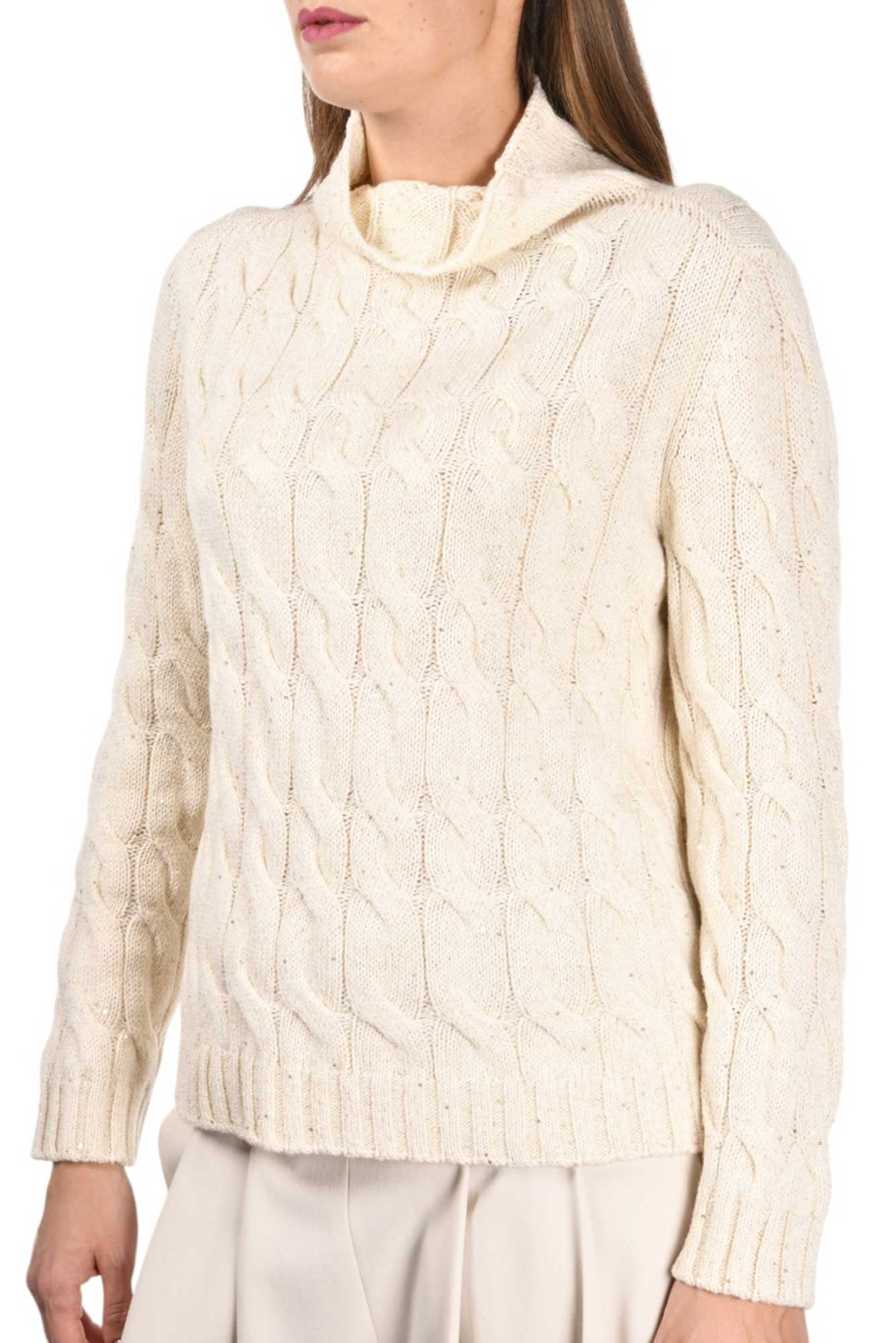 Maglia lupetto in misto cashmere di Gran Sasso - immagine 3