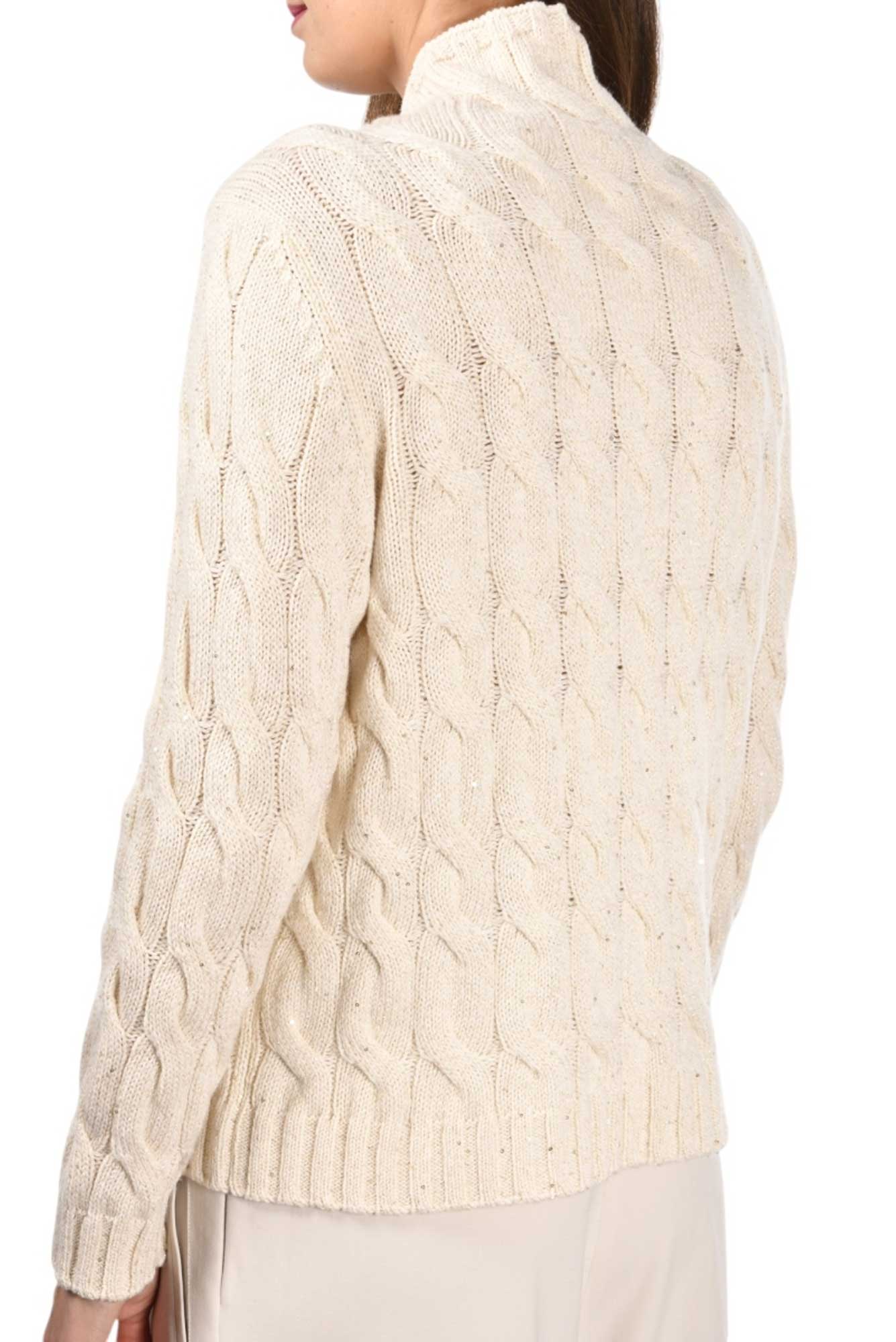 Maglia lupetto in misto cashmere di Gran Sasso - immagine 4