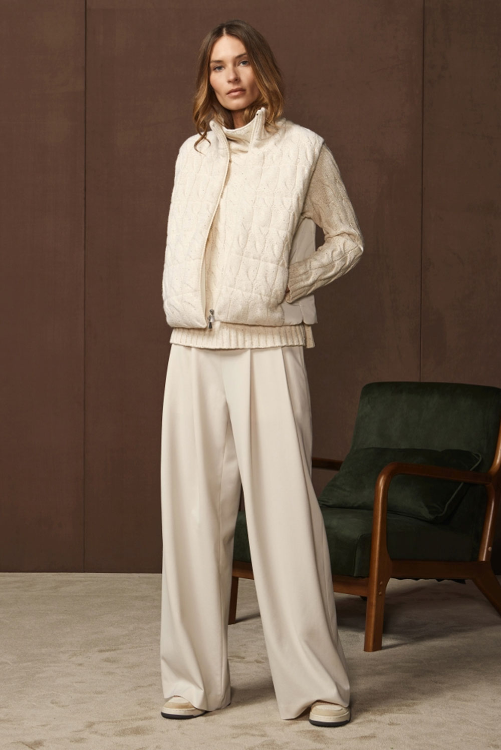 Maglia lupetto in misto cashmere di Gran Sasso