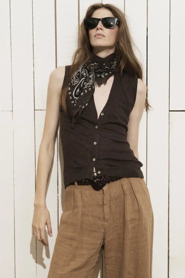 Gilet in lino e seta di Be You – Geraldine Alasio