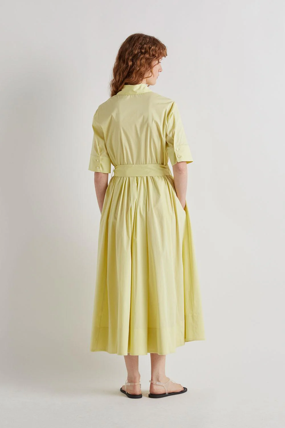 Abito lungo chemisier di Meimeij - immagine 3