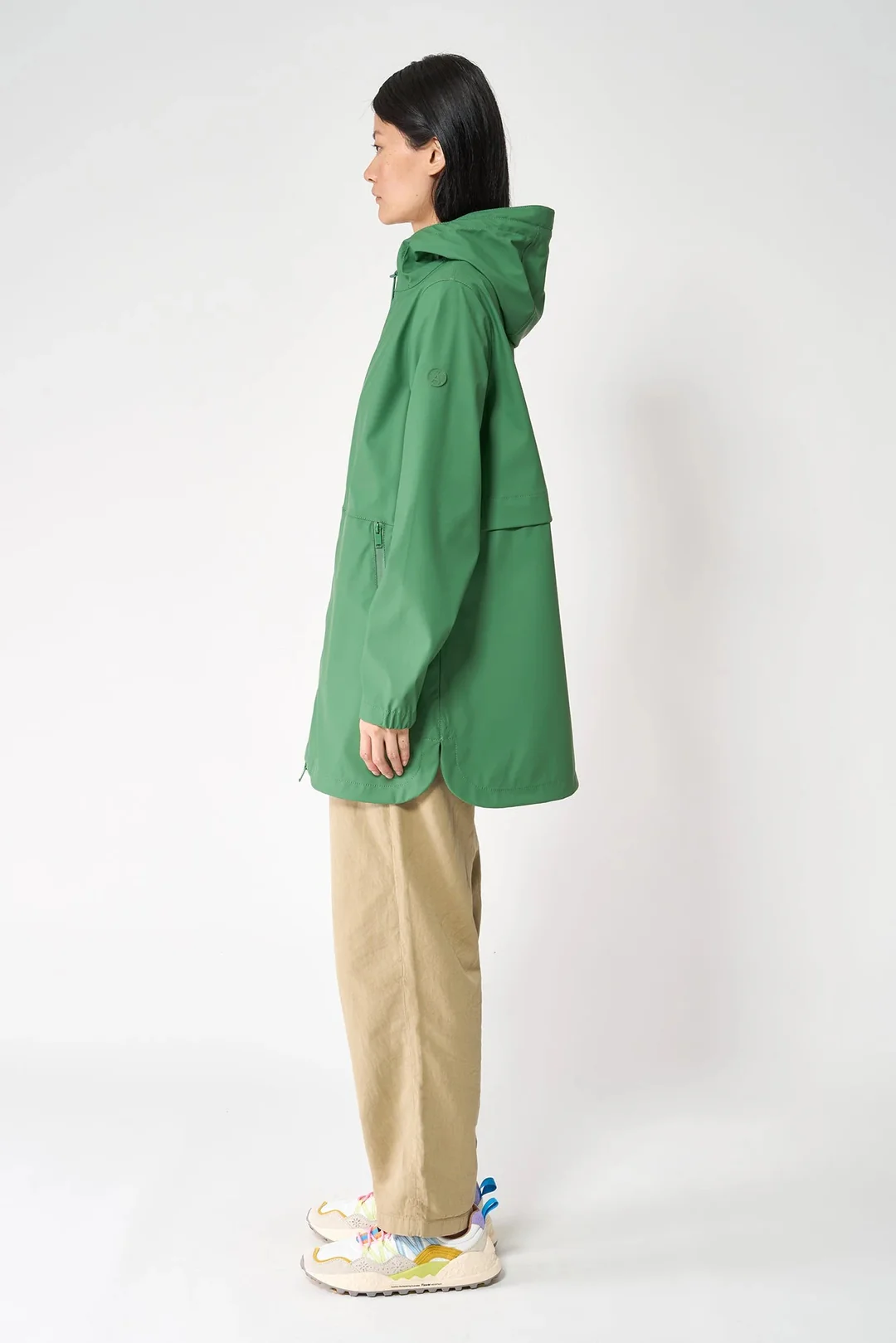 Impermeabile Brouillard - Color Comfrey | Tanta Rainwear - immagine 5