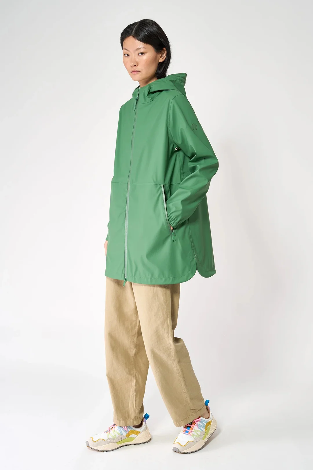 Impermeabile Brouillard - Color Comfrey | Tanta Rainwear - immagine 4