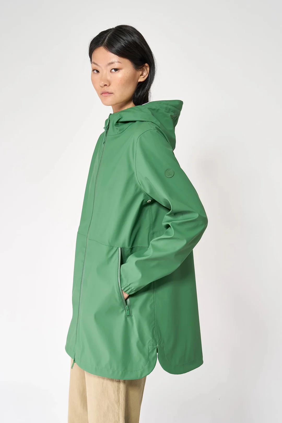 Impermeabile Brouillard - Color Comfrey | Tanta Rainwear - immagine 2