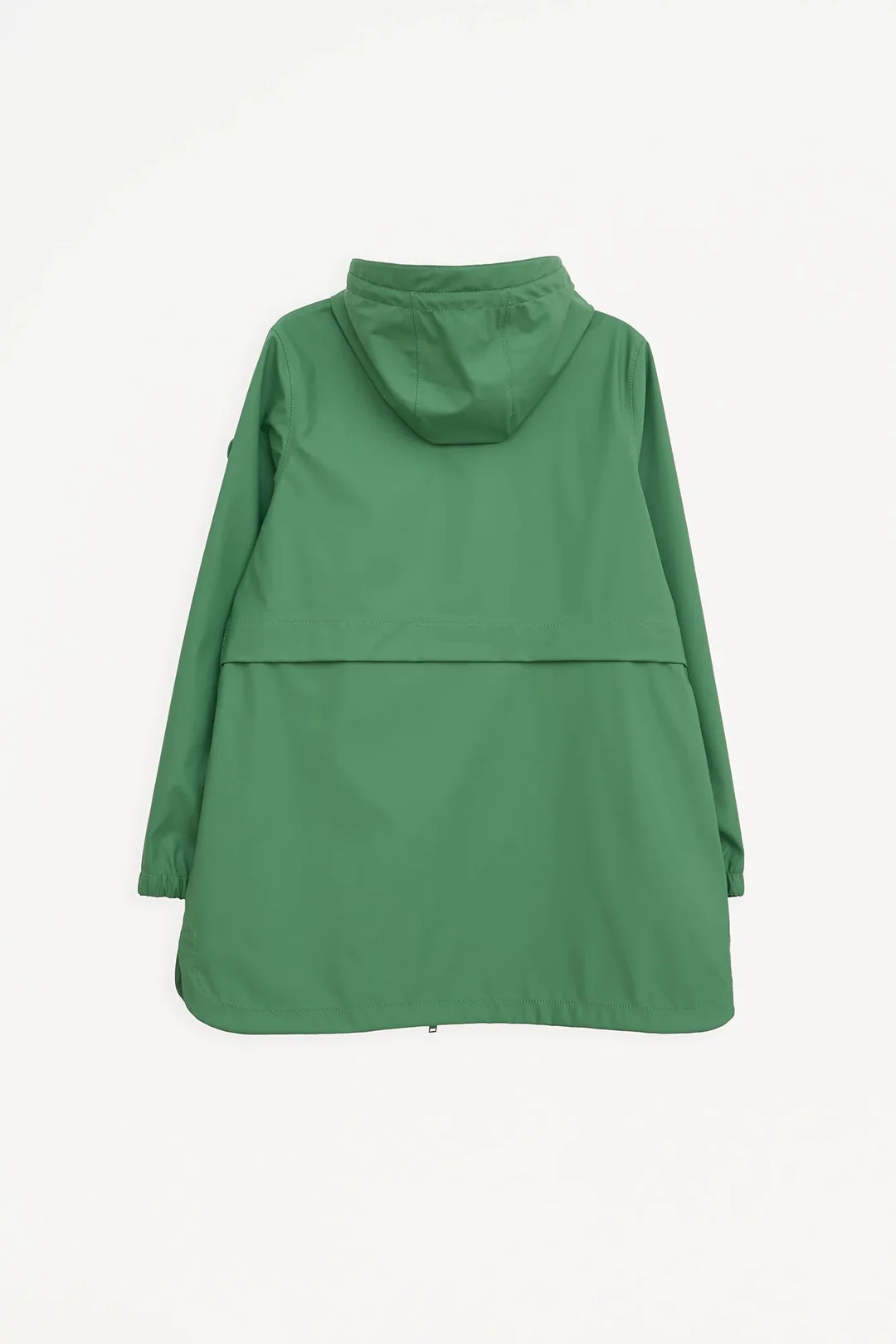 Scatto still life della Giacca impermeabile Tanta Rainwear color Comfrey (un verde bosco)