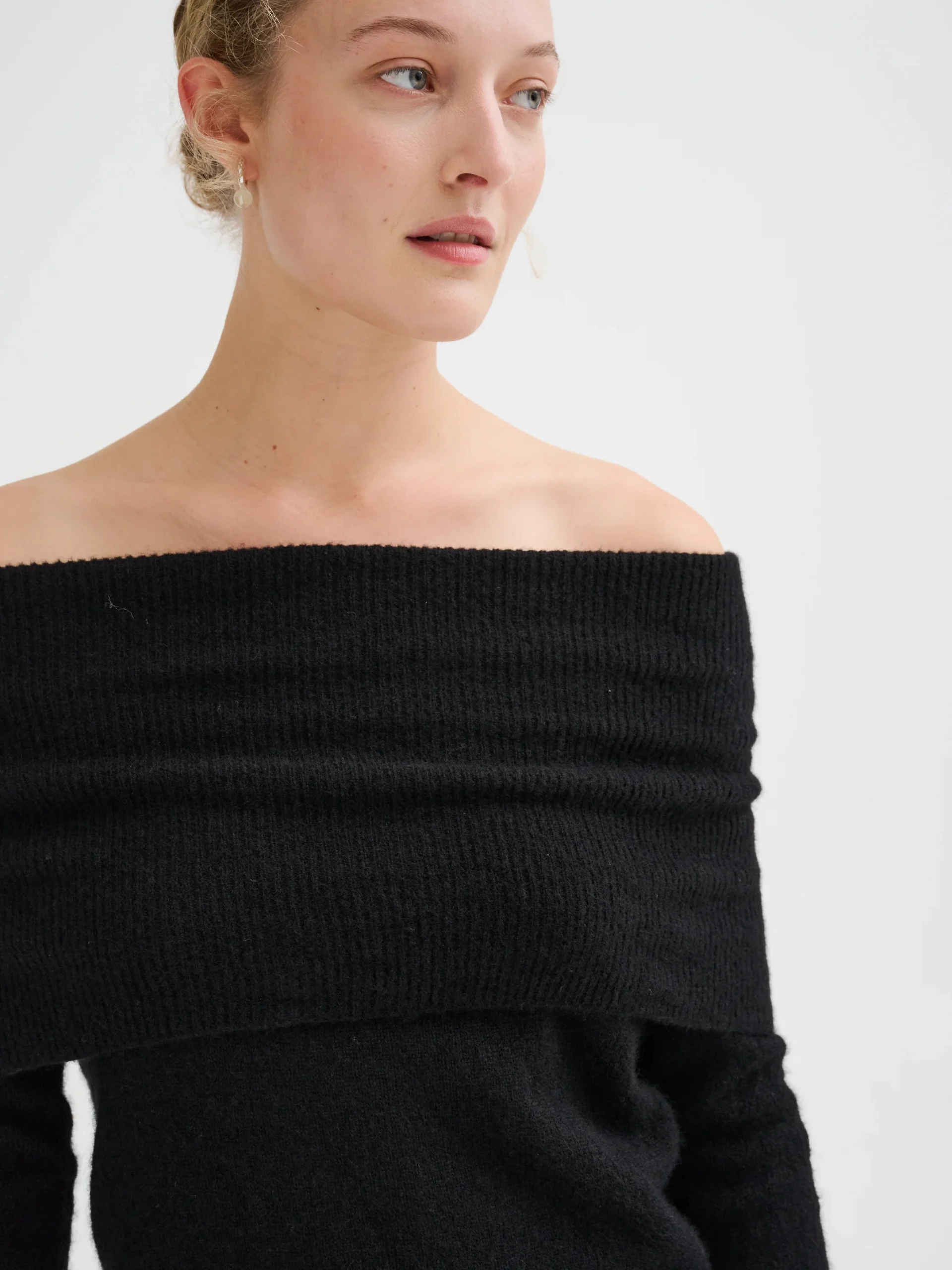 Maglia Off-shoulder in cashmere e seta | Roberto Collina - immagine 3