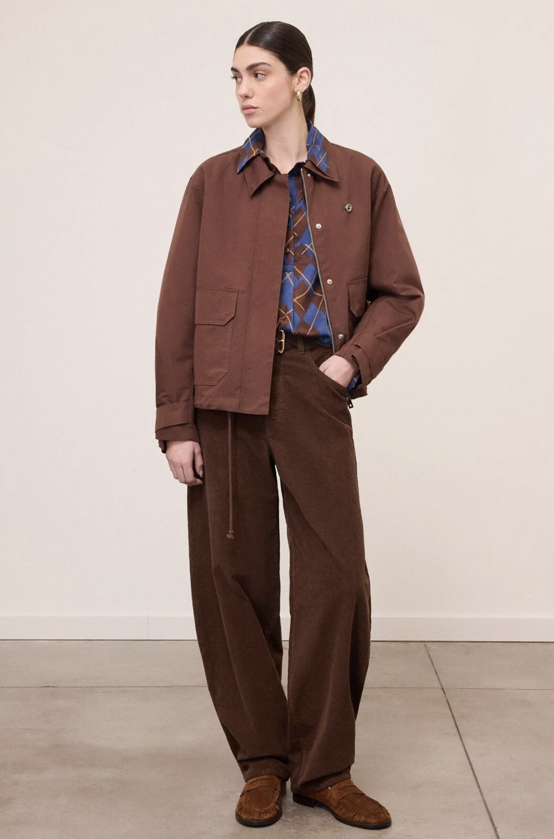 Pantalone balloon in velluto a costine | Ottod'Ame