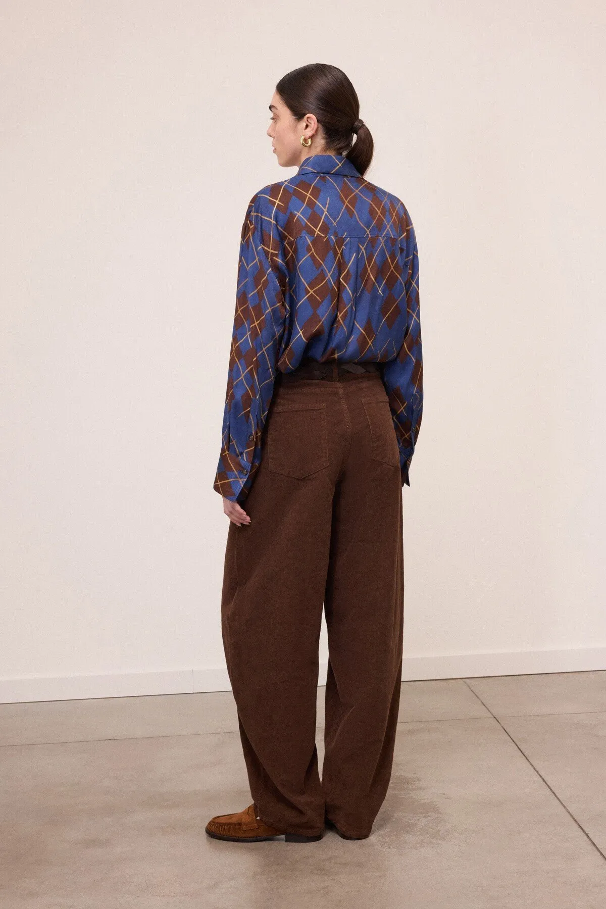 Pantalone balloon in velluto a costine | Ottod'Ame - immagine 3